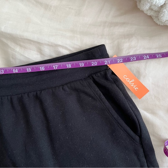 NWT Women's Fleece Lounge Shorts in Black - Colsie, Target - Picture 6 of 7